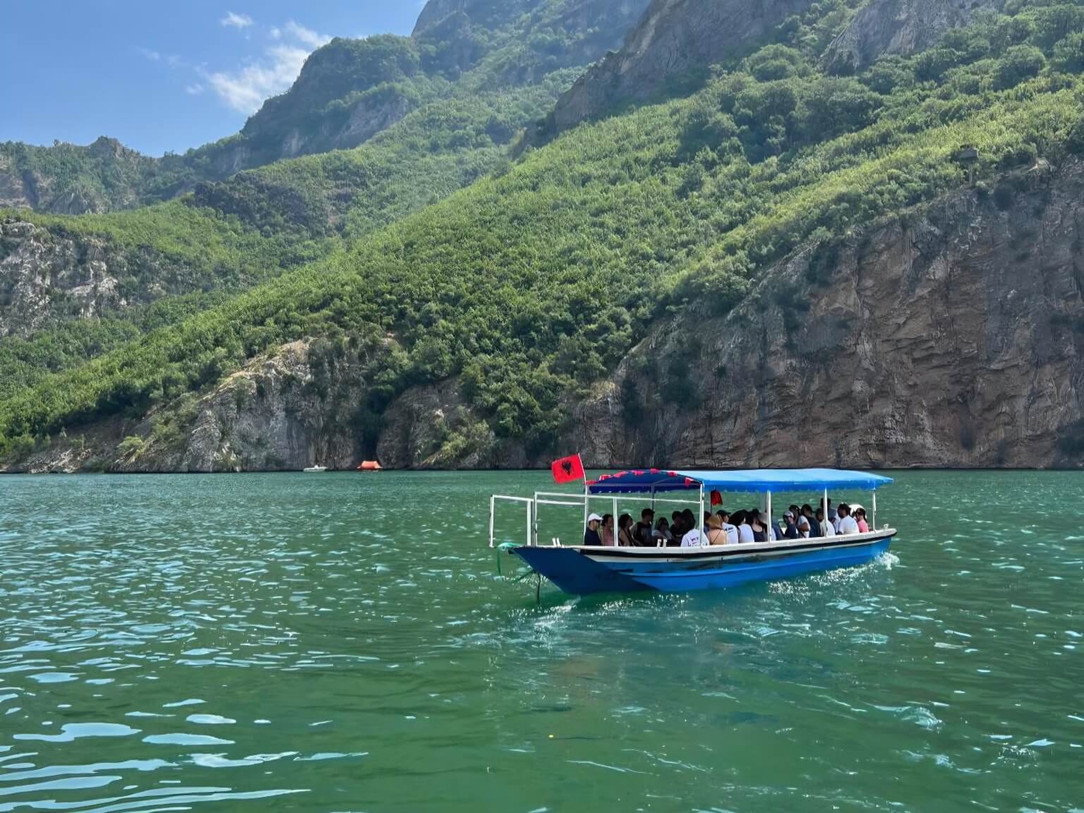 Komani Lake boat tour